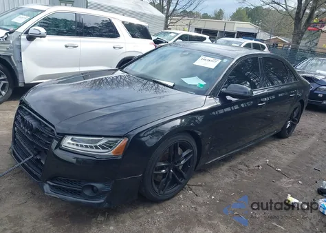 2017 Audi A8 L 4.0T Sport z USA, uszkodzony, nr VIN WAU43AFD3HN004046